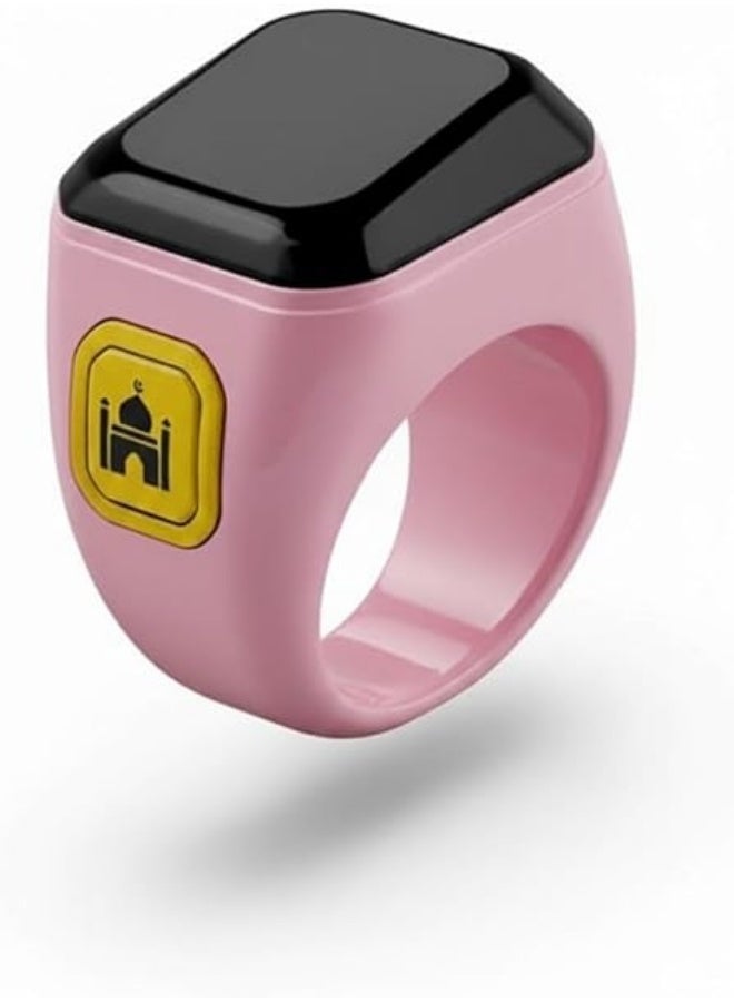 Smart electronic ring for tasbih designed to meet the needs of Muslims for tasbih reminders and prayer times. - Image 2